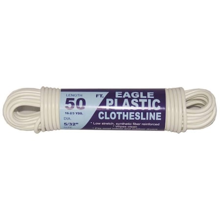 Clothesline Plastic 5/32X50Ft